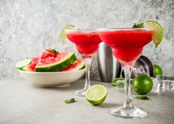 Adamas Pisco watermelon lemonade