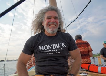 Capt. David Ryan on Sunset Cruise