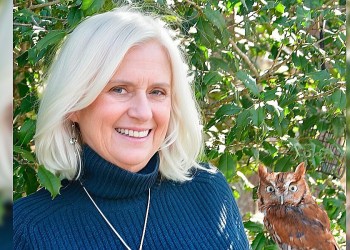 Kathleen Mulcahy, executive director of the Evelyn Alexander Wildlife Rescue Center