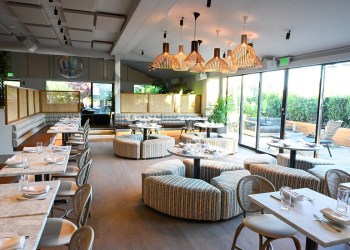 Inside the Montauk Project restaurant and lounge