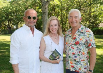 Paul Donaher, Kathleen Boyes, Bruce Michael at Book Launch