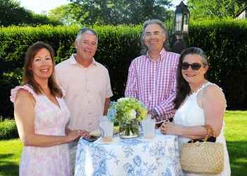 Rose and Greg Brown, Bruce A.T. Siska, Lara Siska at Summer Social