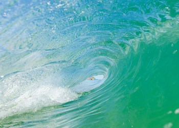 The water resembled that of a tropical paradise off Montauk recently.