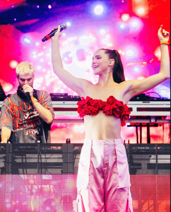 SOFI TUKKER performs at Palm Tree Music Festival in Southampton on Saturday, June 22nd, sponsored by Don Julio Tequila, Abercrombie & Fitch, and Geojam. (credit: Kursza)