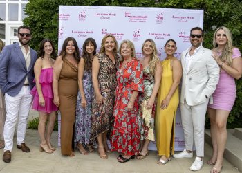 Will Nazar, Tory Nalvetti, Tara Burner, Jamie Soriano, Britt, Nancy and Kyra Burner, Kaitlin LaBarbara, Kirk Eckenrode, Taylor Burner at Summer Hamptons Evening