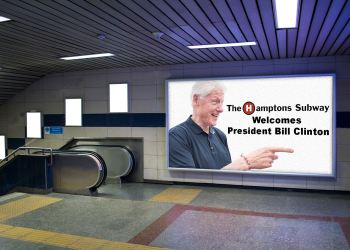 Bill Clinton may promote the Hamptons Subway
