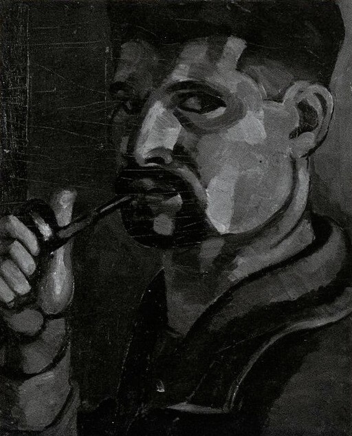 Herman Cherry, Self Portrait, 1927, oil on canvas.