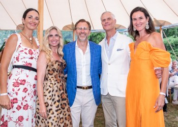 Joey Wolffer, Sarah and Andrew Wetenhall, Malcolm Carfrae, Lydia Fenet at the Summer Party