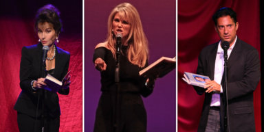 Susan Lucci, Christie Brinkley and Eugene Pack perform "Celebrity Autobiography"