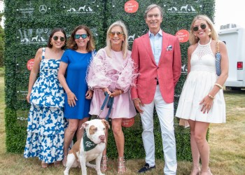 Sammie and Janie Jenkins, Honoree Cathy Bissell, Mark Bissell, Eliza Curtin and Tails at the Unconditional Love Gala