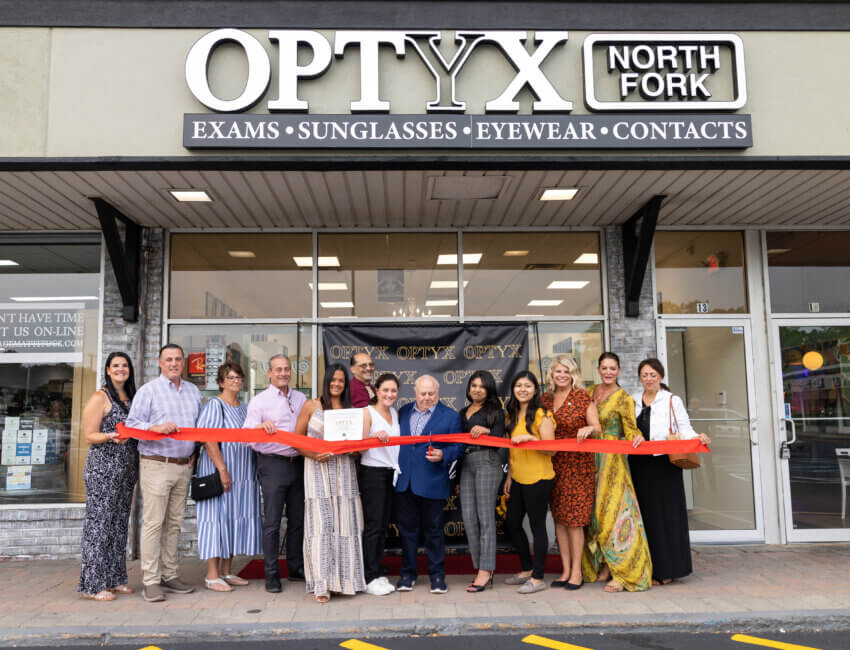 Optyx held a ribbon cutting ceremony in September for its new Matituck location