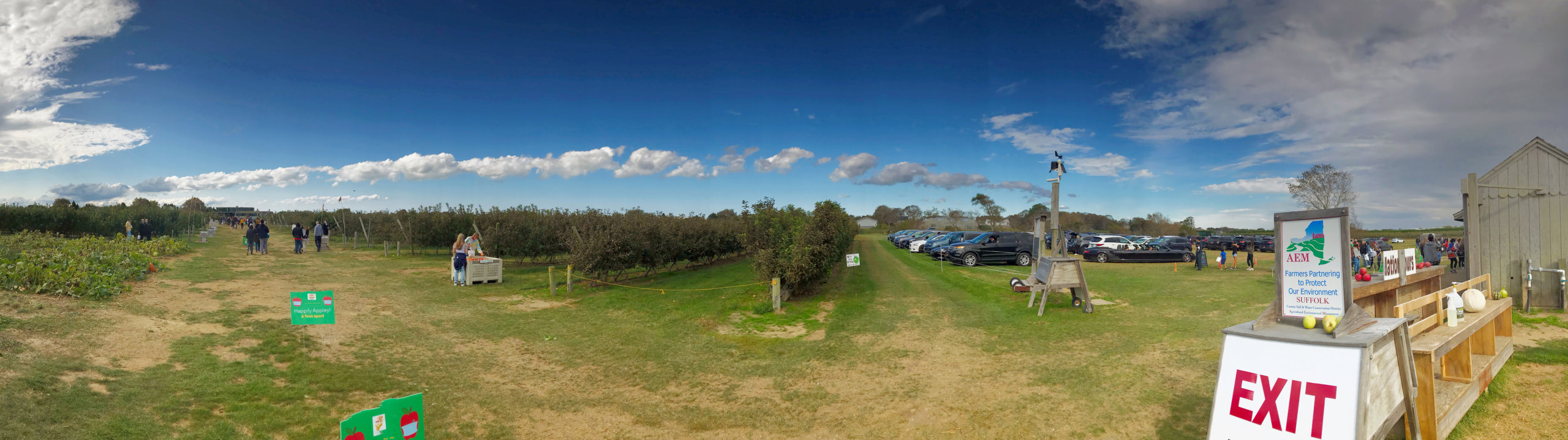 Panoramic view of Milk Pail U-Pick