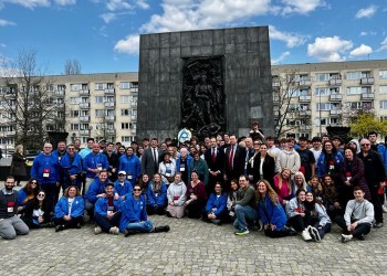 March of the Living, Southern Region U.S.A. is an international, educational, multi-generational program bringing Jewish teens and adults to Poland, Germany and Israel. March of the Living is made possible through proceeds of the Annual Kristallnacht Commemorative Program. (Courtesy: Jewish Federation of South Palm Beach County).