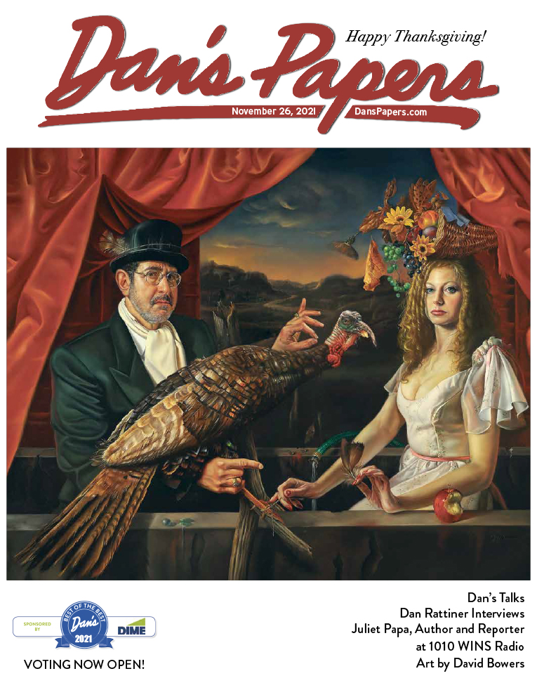 November 26, 2021 Dan's Papers cover art by David Bowers