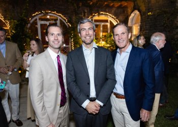 Dr. Julian Berrocal, Dr. Michael Sabbah, David McDonald at Health Care Reception