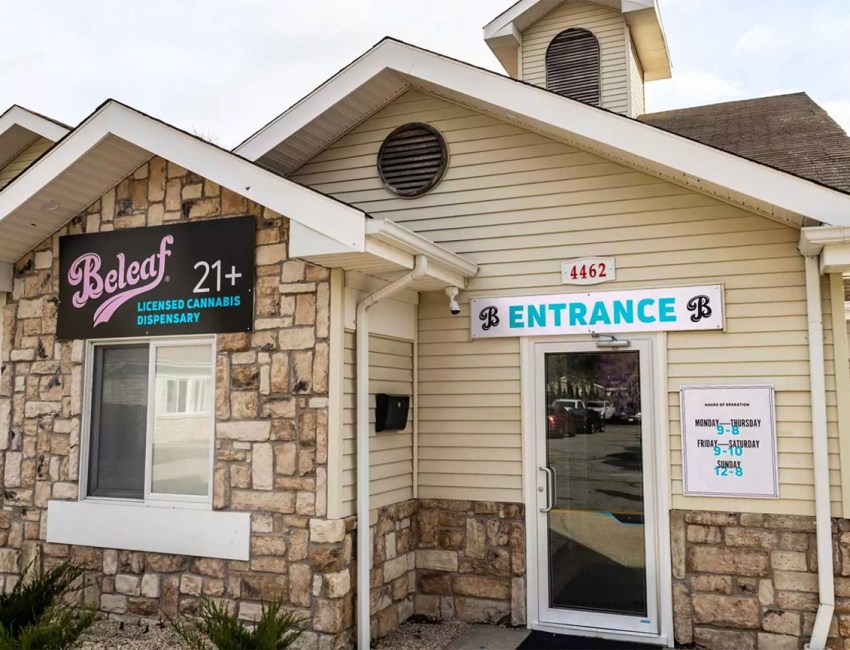 Beleaf cannabis dispensary in Calverton