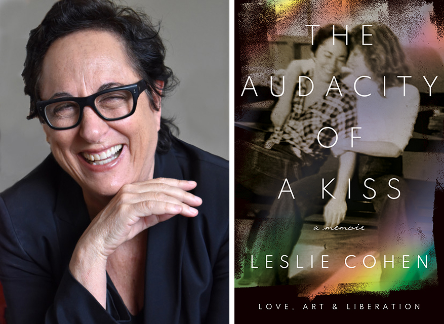 Leslie Cohen and her book "The Audacity of a Kiss" (Rutgers University Press)