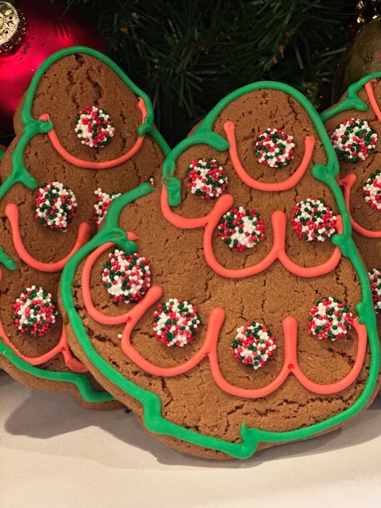 Holiday gingerbread cookies from Hampton Eats
