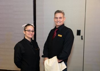 East Wind's Rick Abraham and Danielle Rohl at East Wind Long Island
