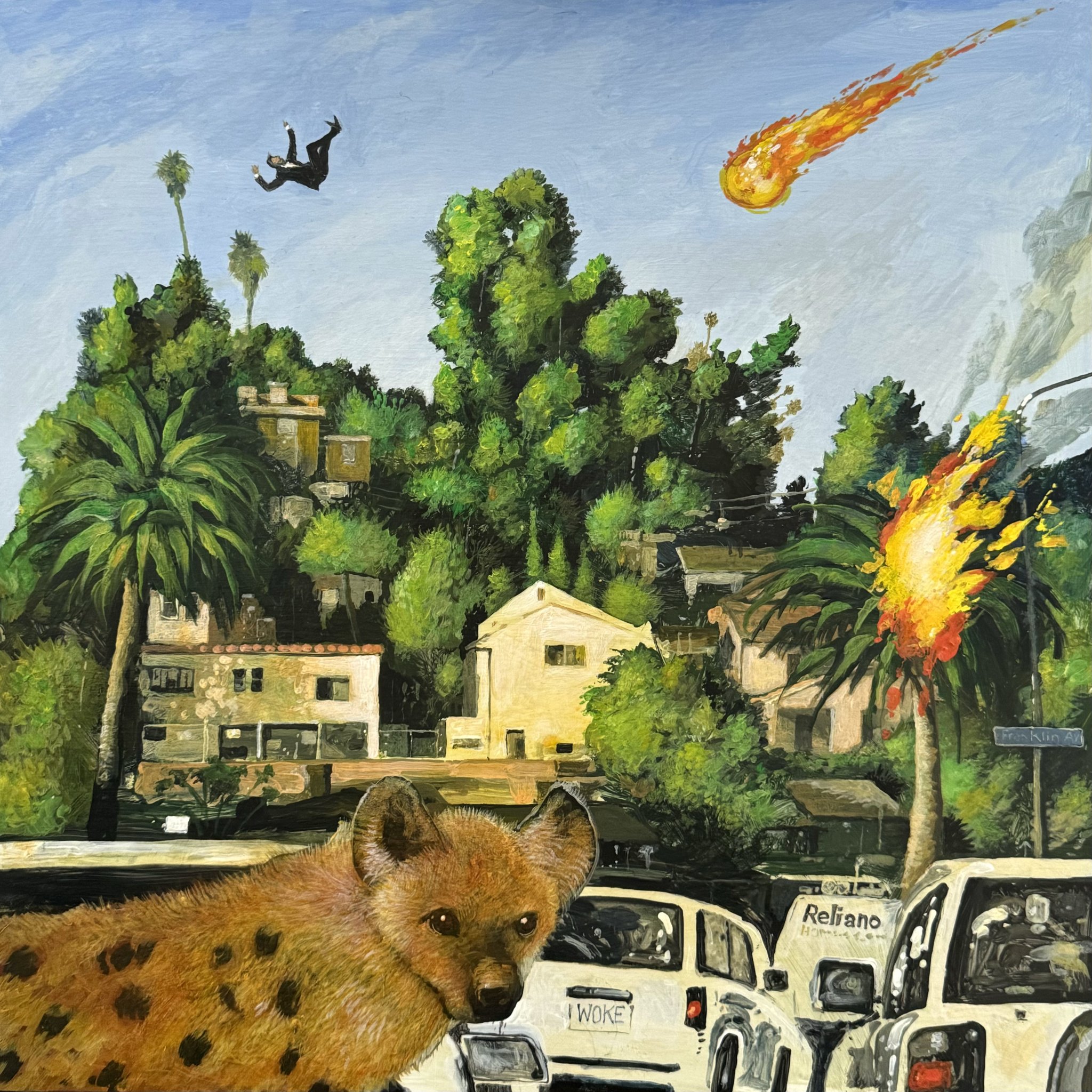 A landscape with some creative additions by Mickey Paraskevas