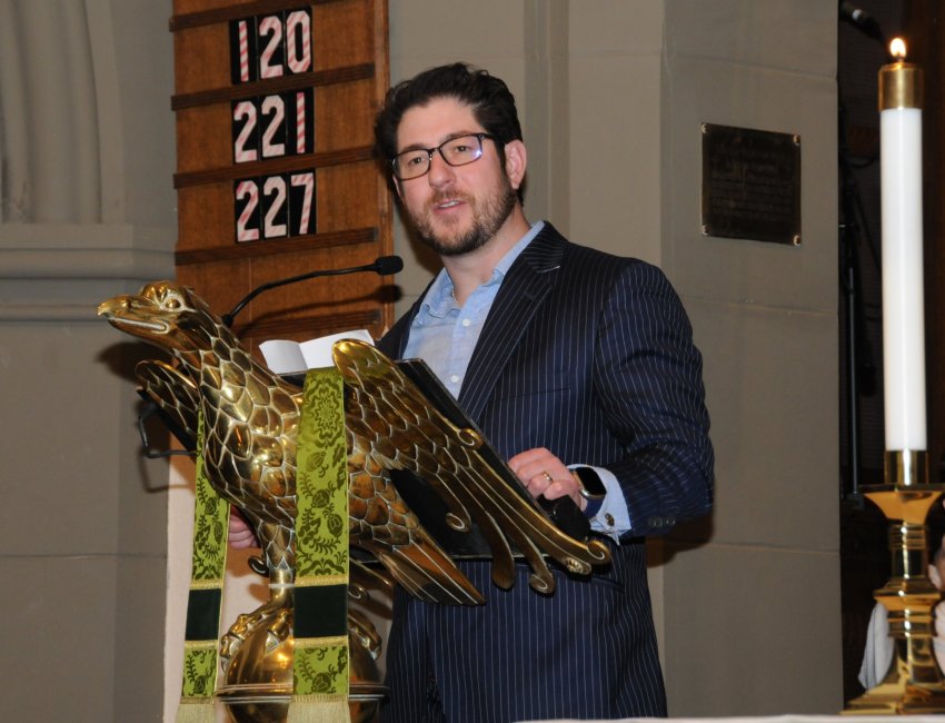 Rabbi Josh Franklin at St. Luke's Episcopal Church