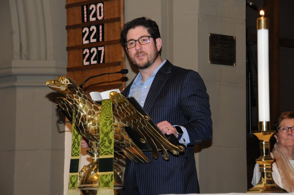 Rabbi Josh Franklin at St. Luke's Episcopal Church