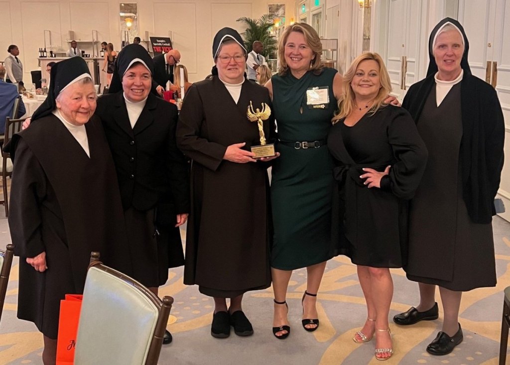 Patricia Gathers and the Carmelite Sisters - Palm Beach Power List Award Recipients.