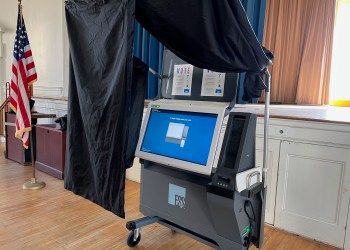 ExpressVote voting machines were tested in Southampton.