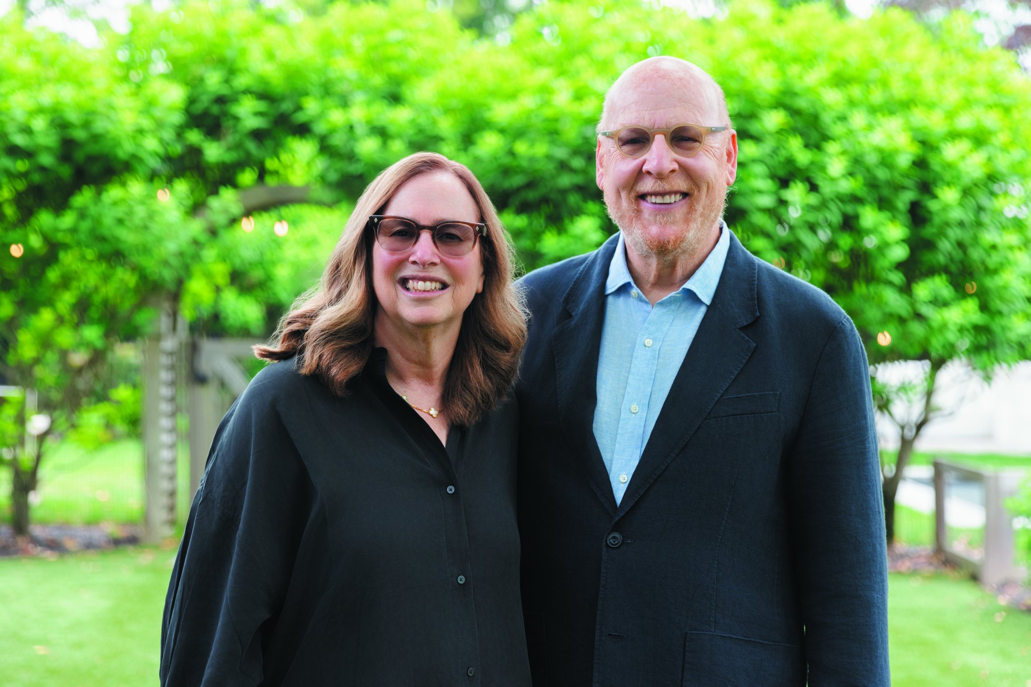 Jill and Avie Glazer of Glazer Hall