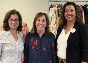 Sue Ellen Beryl, managing director of Palm Beach Dramaworks; Florida Senator Lori Berman (District 26); Jennifer Sullivan, senior vice president of the Cultural Council for Palm Beach County