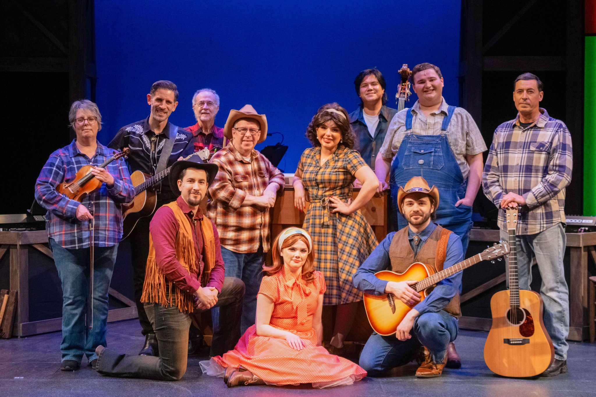 The cast of "Ring of Fire" at Theatre Three