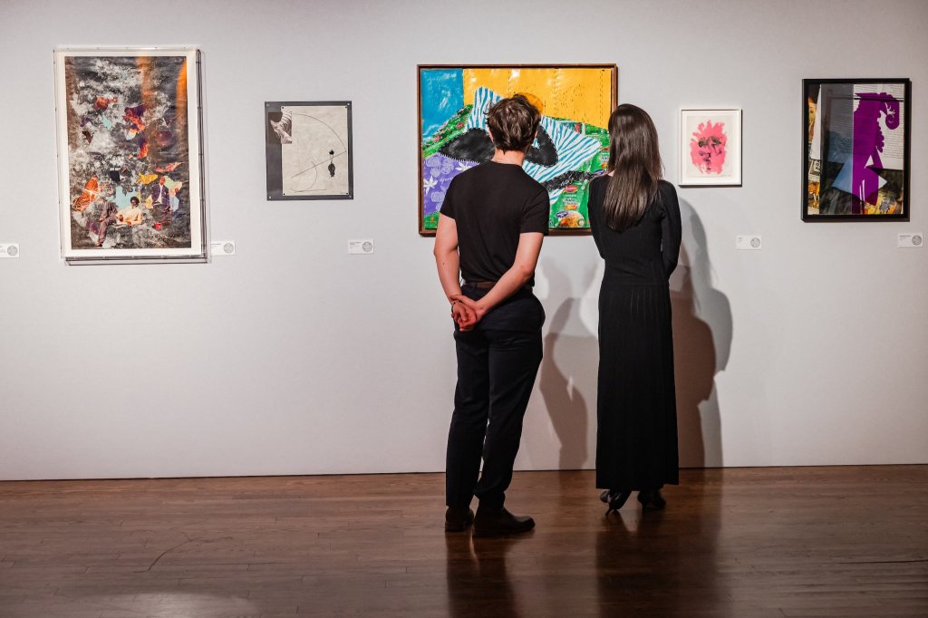 Silent Auction works viewed by Public Art Fund guests.