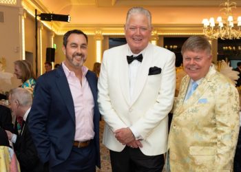 Ty Barnes, Ken Kettner and John Deese at 211 Palm Beach Benefit