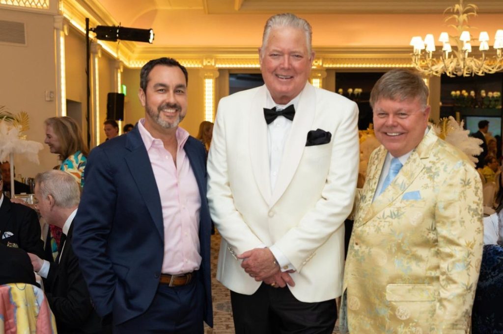 Ty Barnes, Ken Kettner and John Deese at 211 Palm Beach Benefit