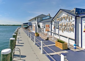 The Claudio's dock entrance in Greenport