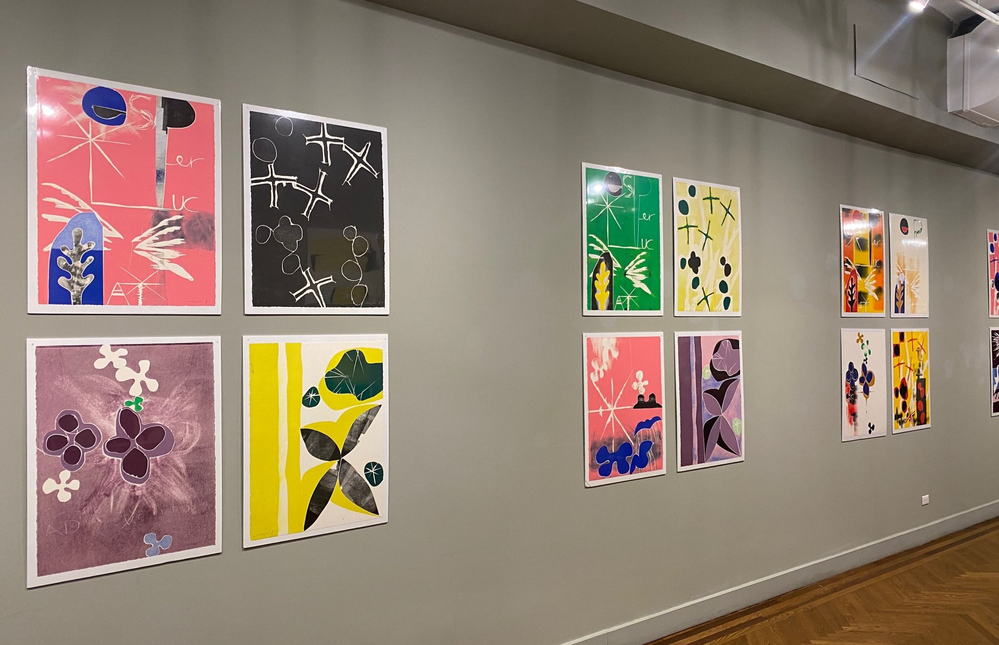 Monotypes by Magne Furuholmen at the National Arts Club in NYC