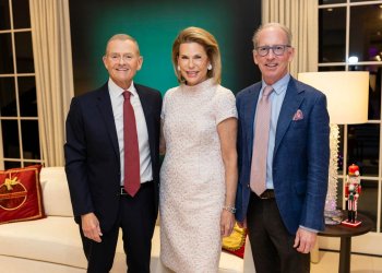 Ken Endelson, Nancy Brinker, Chip DiPaula at the Promise Fund Reception