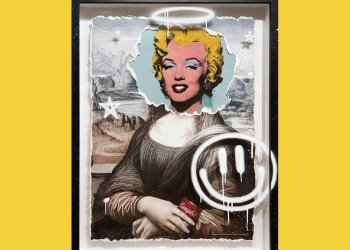 April 11, 2025 Dan's Papers cover art by Kozo, Courtesy of DTR Modern Galleries