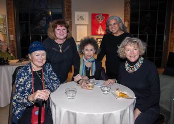 Maryte Kavaliauskas, Christina Strassfield, Lana Jokel, Genevieve Villaflor, Wendy Keys at The Church