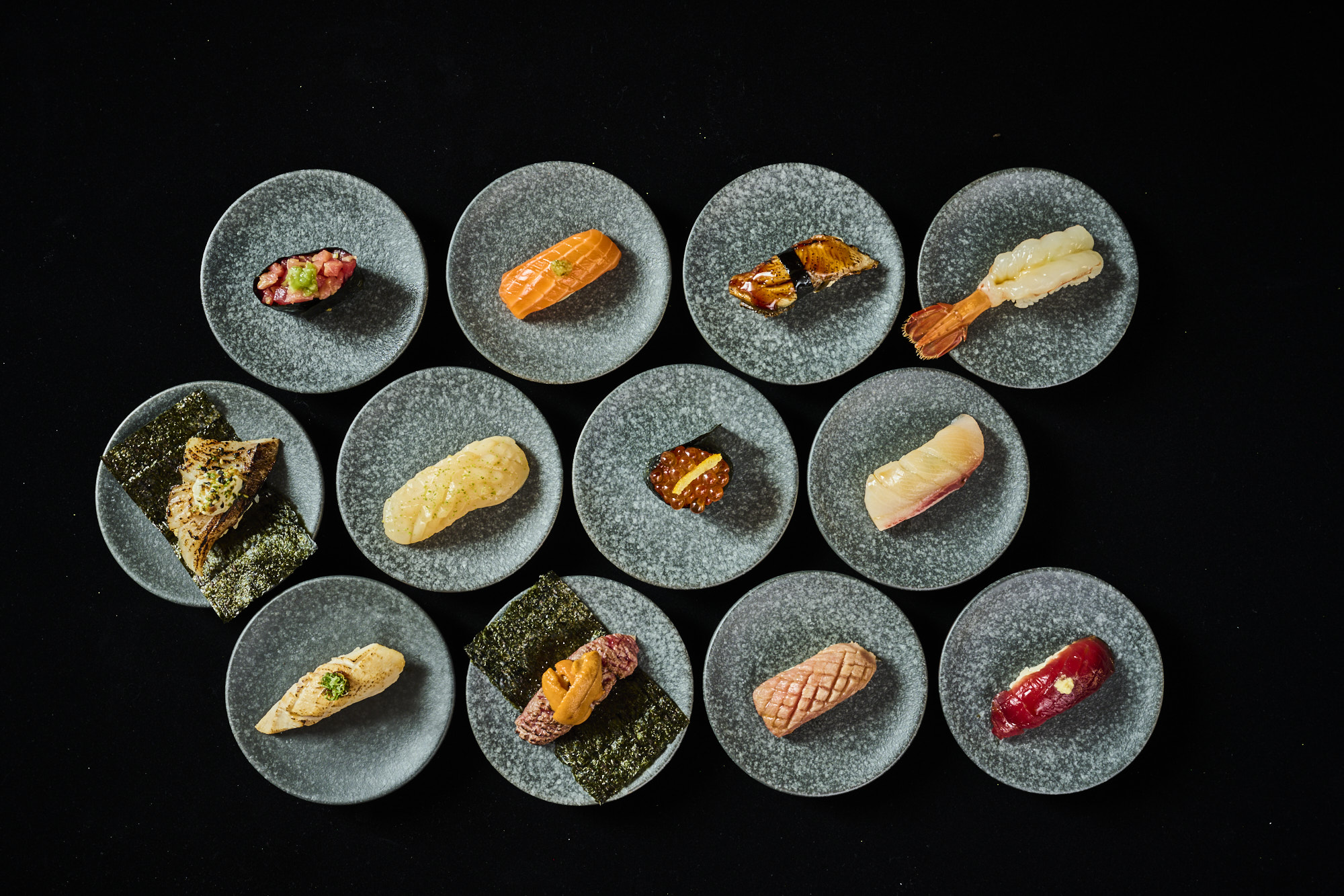 The 12-piece omakase selection from Sushi by Boū