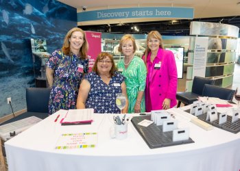 Alice Hockenbury, Joanne Simoneau, Sue Hutcheon, Lisa Fentress at Impact the Palm Beaches Celebration