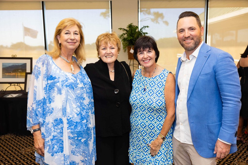Suzanne Mott-Dansby, Diane Bogdan, Colleen Perlmutter, Corey Brown at Cancer Alliance of Help and Hope Benefit