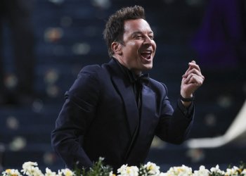 Jimmy Fallon attends the Met Gala, an annual fundraising gala held for the benefit of the Metropolitan Museum of Art's Costume Institute with this year's theme 'Superfine: Tailoring Black Style,' in New York City, New York, U.S., May 5, 2025. REUTERS/Jeenah Moon