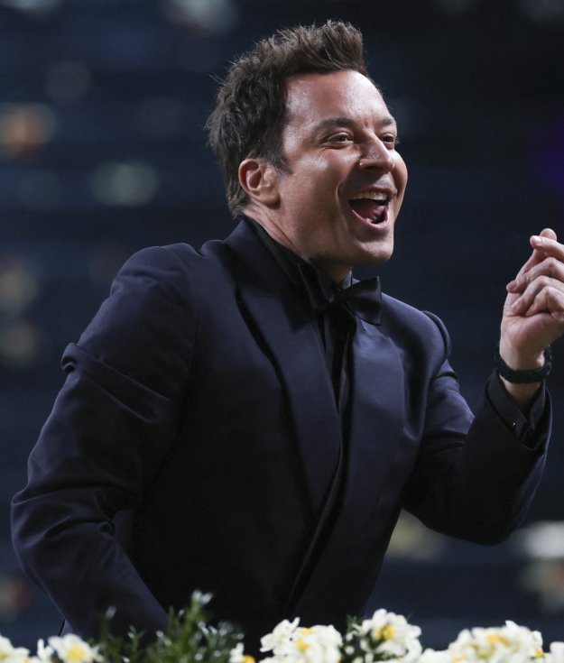 Jimmy Fallon attends the Met Gala, an annual fundraising gala held for the benefit of the Metropolitan Museum of Art's Costume Institute with this year's theme 'Superfine: Tailoring Black Style,' in New York City, New York, U.S., May 5, 2025. REUTERS/Jeenah Moon