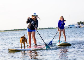 Paddle Diva is dog and kid friendly