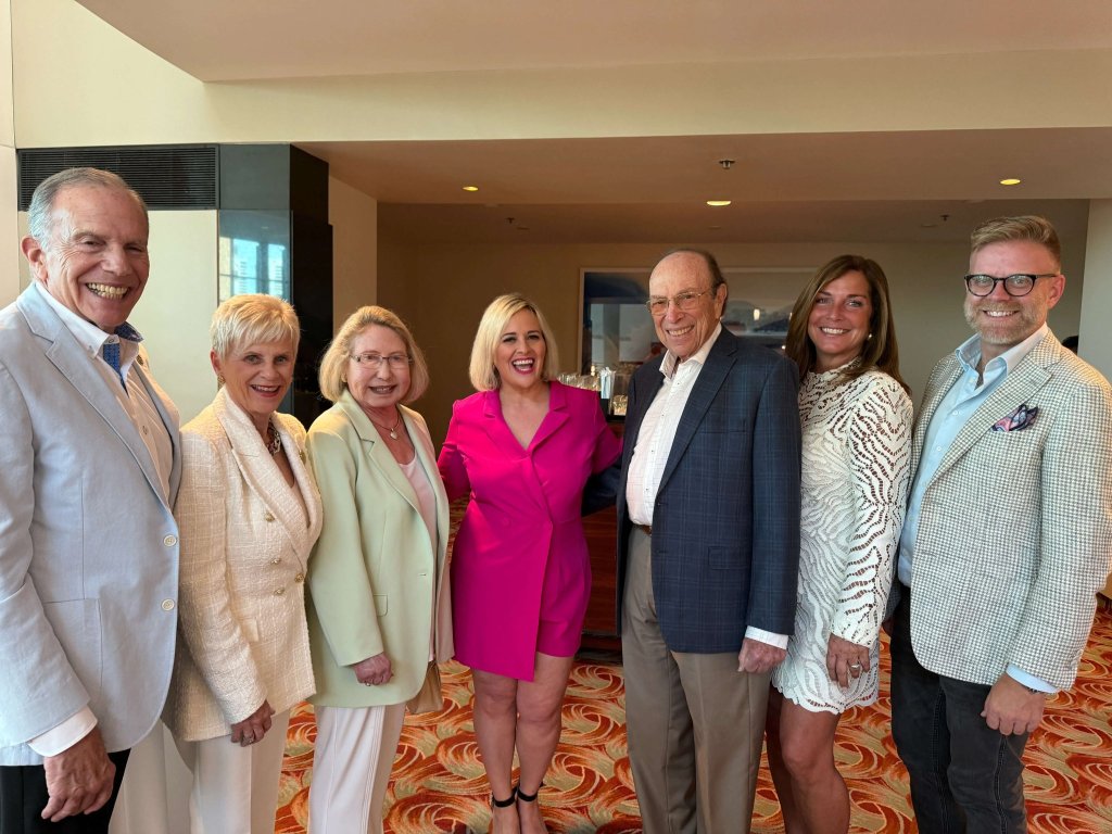 Barry and Renee Brandeis, Gisele Schueller, Julienne Penza-Boone, Joe Schueller, Stacy Rubio, Broward County Dir. of Cultural Affairs Phil Dunlap at WHBPAC Fundraiser