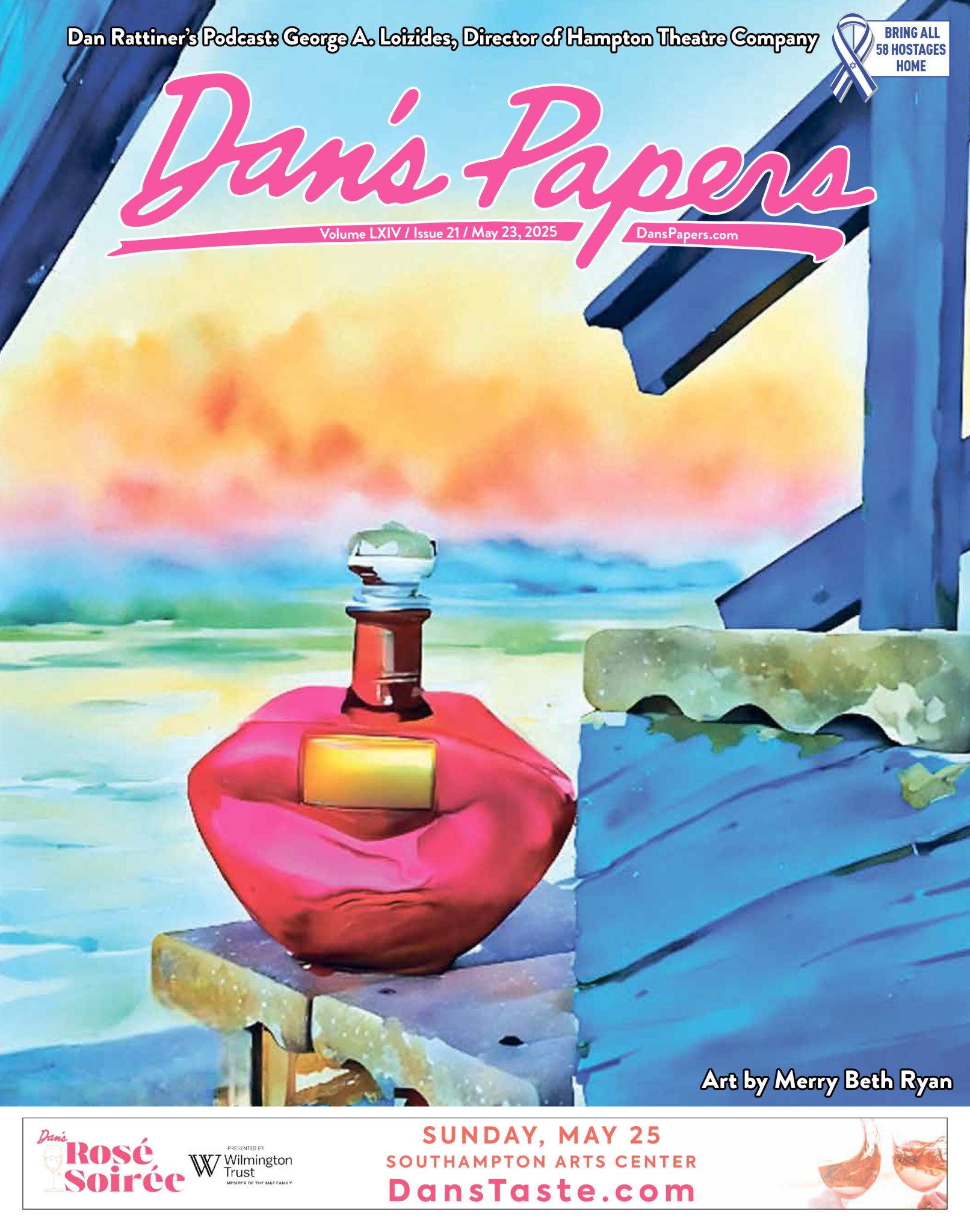 May 23, 2025 Dan's Papers cover art featuring Biatch Tequila by Merry Beth Ryan