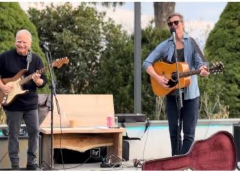 Bosco Michne, Brad Penuel of Friday Night Traditional at Sagaponack Farm Distillery