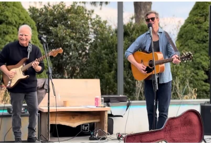 Bosco Michne, Brad Penuel of Friday Night Traditional at Sagaponack Farm Distillery