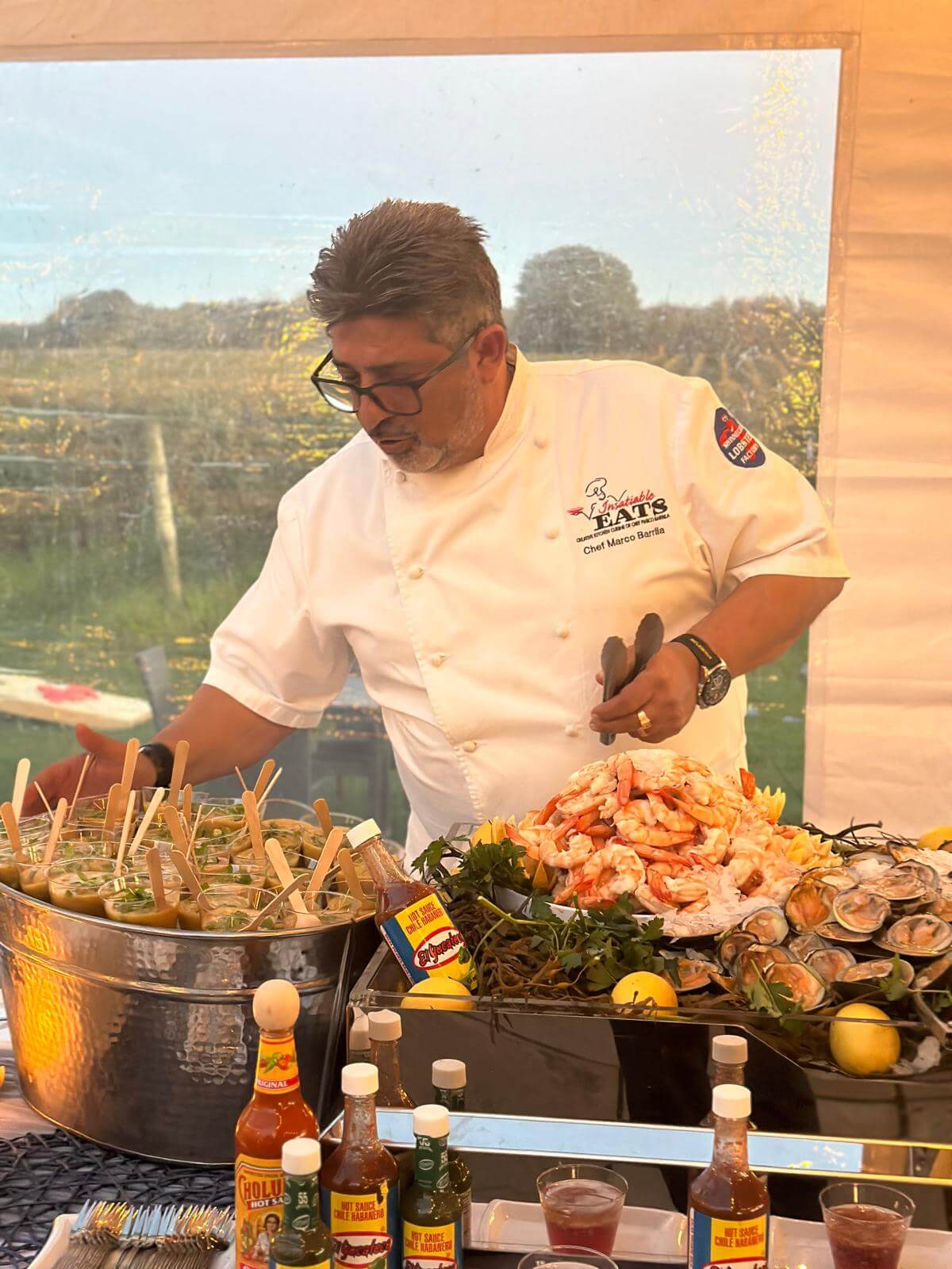 Shinnecock Lobster Factory chef Marco Barrila